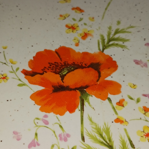 Set of 4 Haniwa Stone Fleur D'Ete Japan dinner plates - Picture 4 of 6